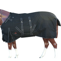 Hilason 600D Winter Waterproof Poly Pony Horse Blanket Belly Wrap Black - $62.95
