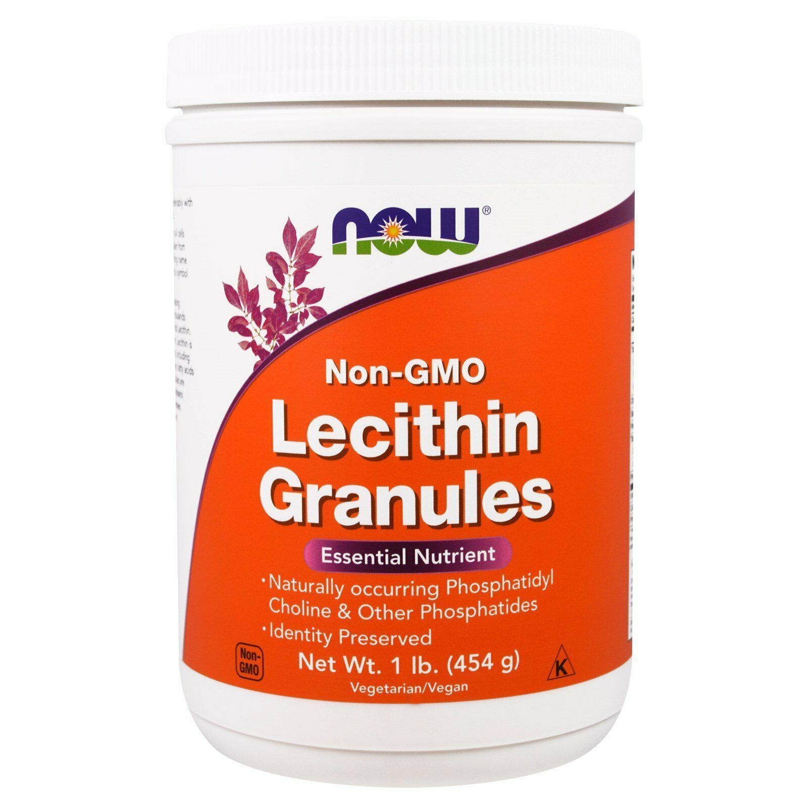 Primary image for Now Foods Lecithin Granules Non-GMO, 1 lb (454 g)