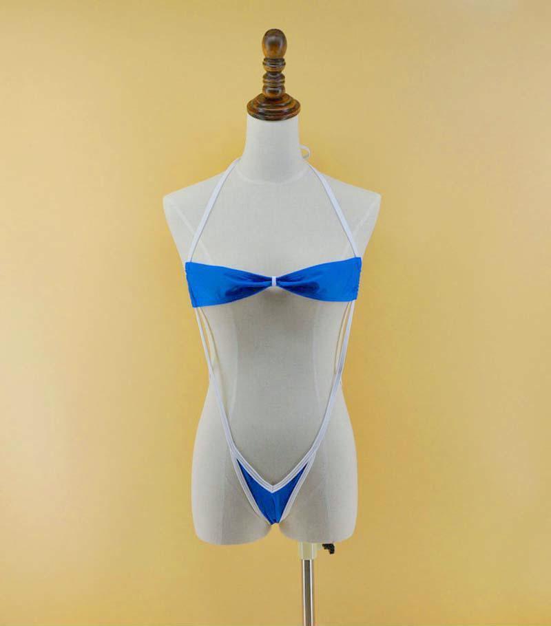 Womens Micro Monokini One Piece Swimsuit Sexy G String Summer Beach ...