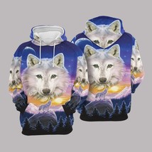 Mountain Wolf Sunshine Pullover Unisex Hoodie Bt01 - $45.99+