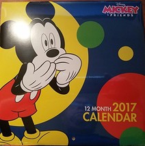 Disney Mickey and Friends 12 Month 2017 Wall Calendar - $4.24