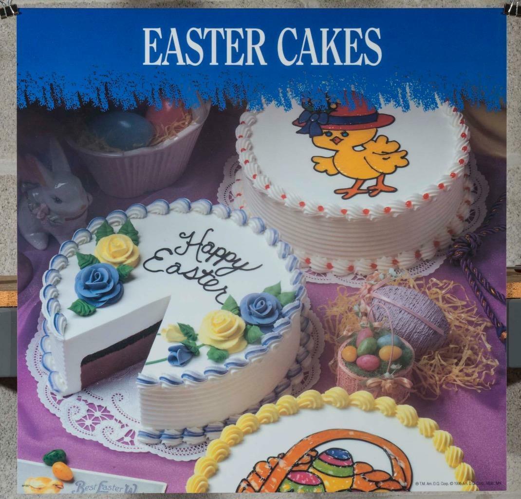 Dairy Queen Promotional Poster For Backlit Menu Sign Easter Cakes Dq2 Dairy Queen 