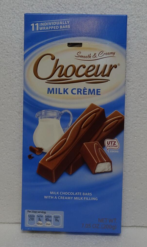 Choceur Milk Creme Chocolate Bars 200g 7.05oz (Made in Germany) - Food ...