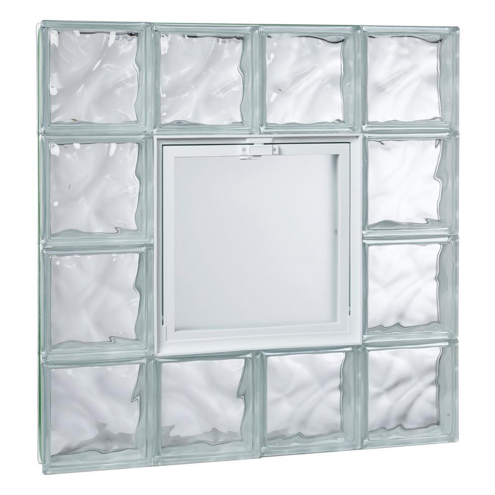 TAFCO WINDOWS 15.75 In. X 15.75 In. Hopper Vent With Screen For Glass