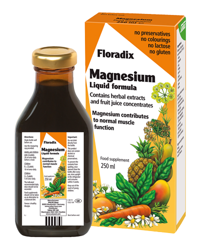 Floradix Magnesium helps maintain normal nerve and psychological functions 250ml