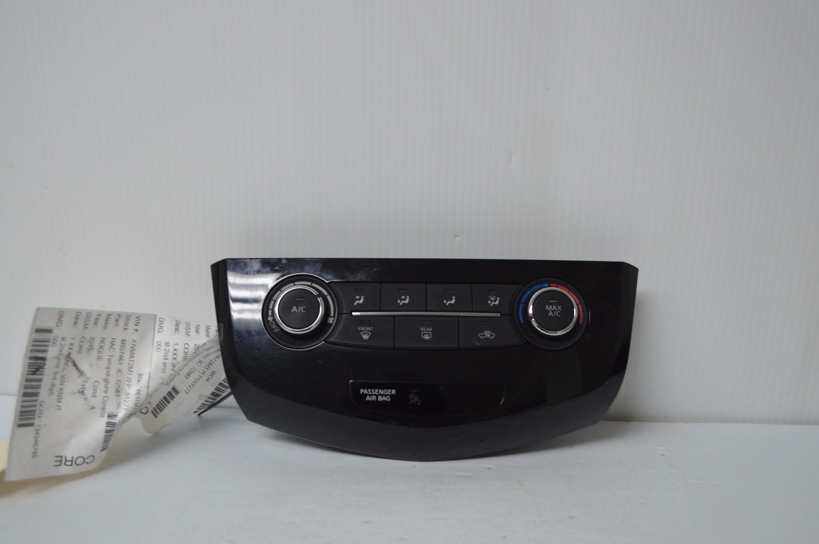 20142015 NISSAN ROGUE Heater Air Conditioning A/C TEMP Climate Control