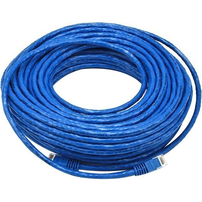 Monoprice Cat5e 24AWG UTP Ethernet Network Patch Cable, 75ft Blue