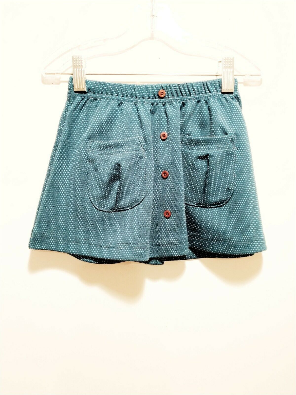 Skirts Midi Sizes 2, 3, 5, 6, 6X, 7, 8 by Crew Kids Brand Blue Polka Dots NEW