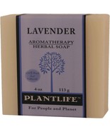 Plantlife Natural Body Care Aromatherapy Herbal Soap Lavender, 4 Ounces - $7.85