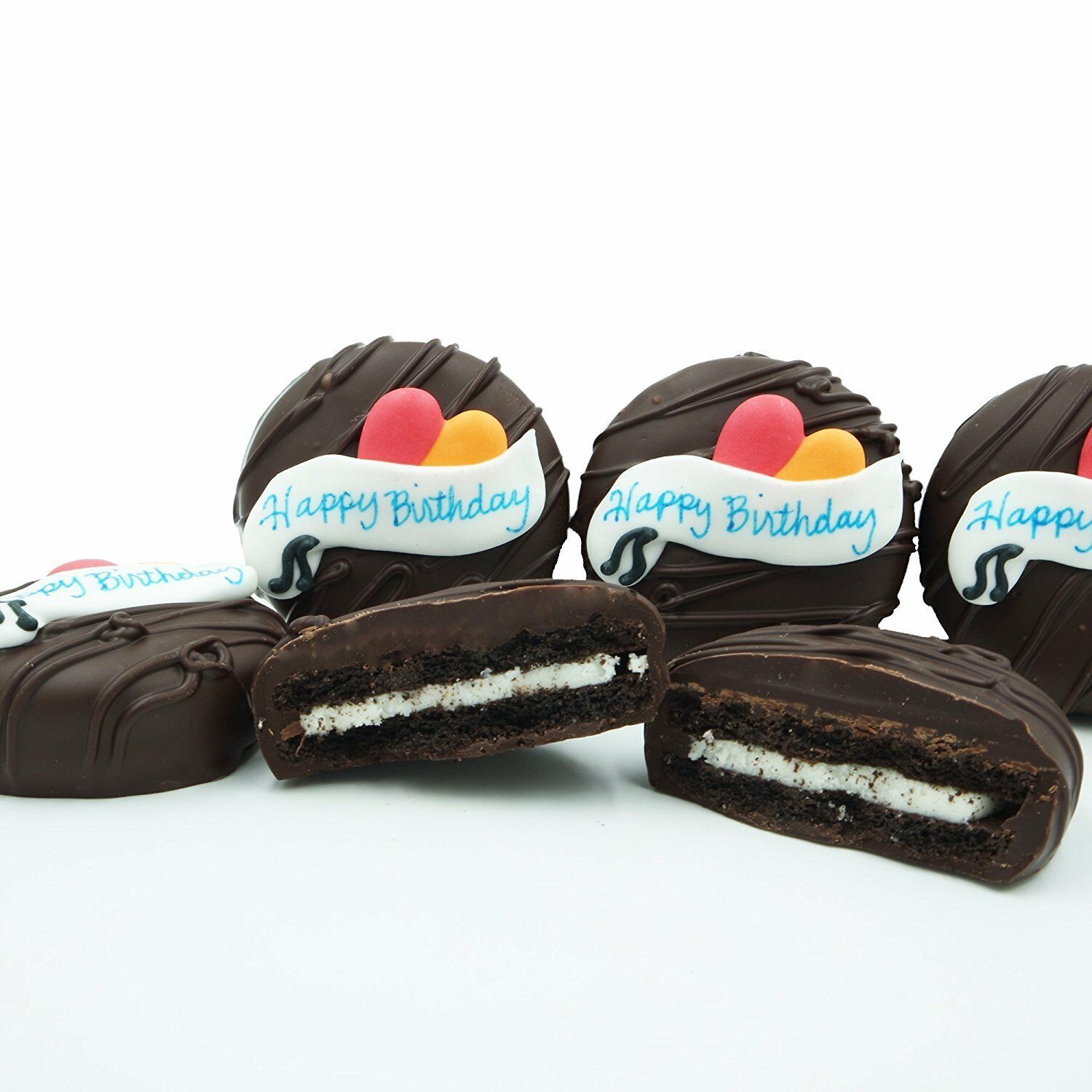 Philadelphia Candies Dark Chocolate Covered OREO® Cookies, Happy Birthday Gift