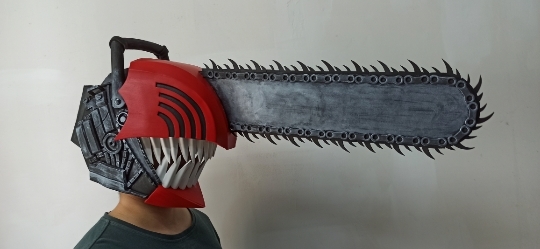 Chainsaw Man Denji Chainsaw Head Cosplay Prop and similar items