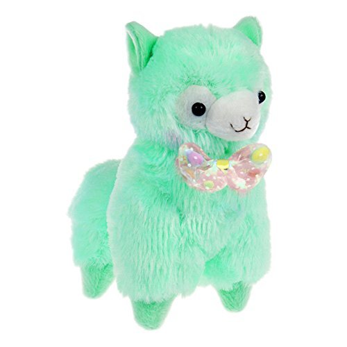 green alpaca plush