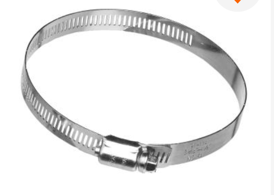 Everbilt 3” Adjustable Metal Worm Gear Clamp, Dryer, Pipe, Auto and