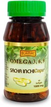 Natural Source of Omega 3,6,9 Softgel caps from Sacha Inchi (60 Capsules... - $82.05