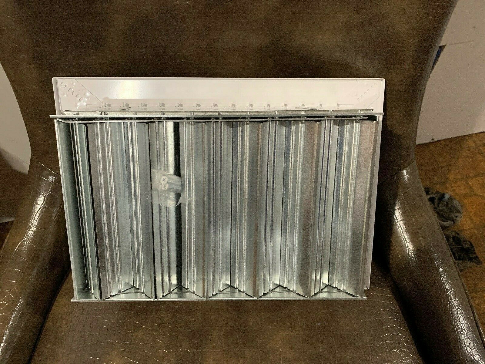 TITUS 300RS Steel Double Deflection Supply Grille 12 x 8 WHITE