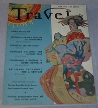 Travel Magazine July 1936 Outer Mongolia Czechoslovakia - $13.95