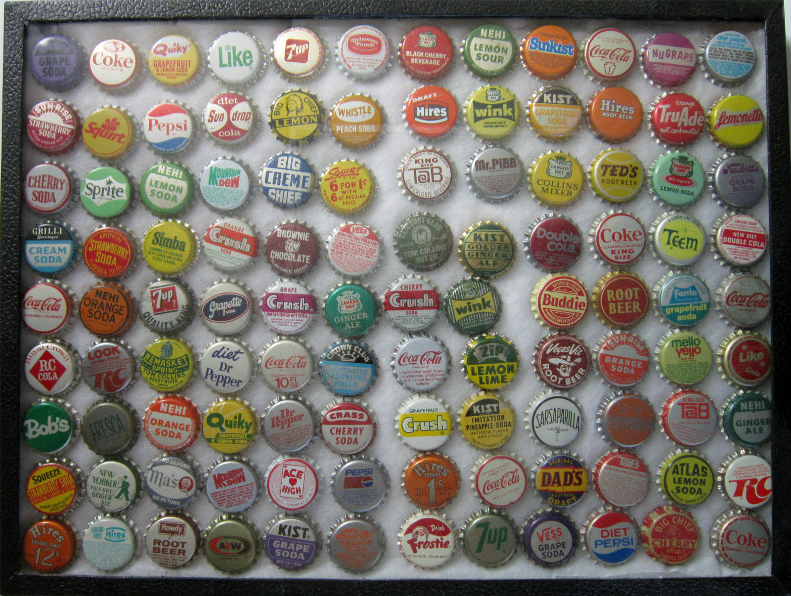 Soda Bottle Caps (set of 108) Bottle Caps