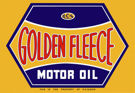 Golden Fleece Motor Oil Metal Sign - $99.00