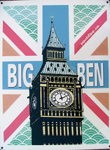 Big Ben Clock England Retro Classic British Metal Sign - $16.95