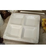 D&#39;Lusso Designs Couture Ivory Pattern 4 Part Serving Dish Relish Tablewa... - $19.34