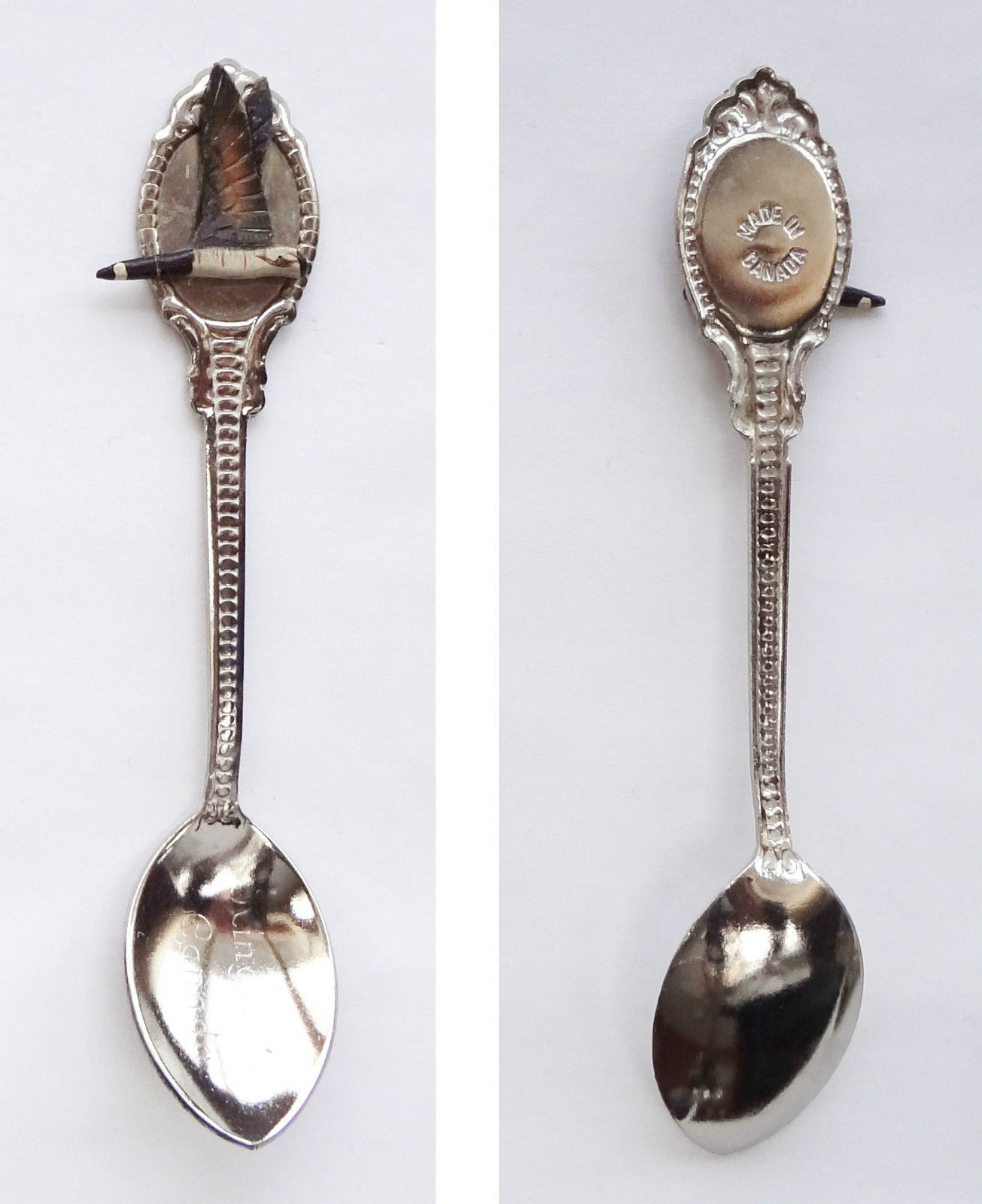 Collector Souvenir Spoon Canada Ontario Kingsville Canada Goose Spoons