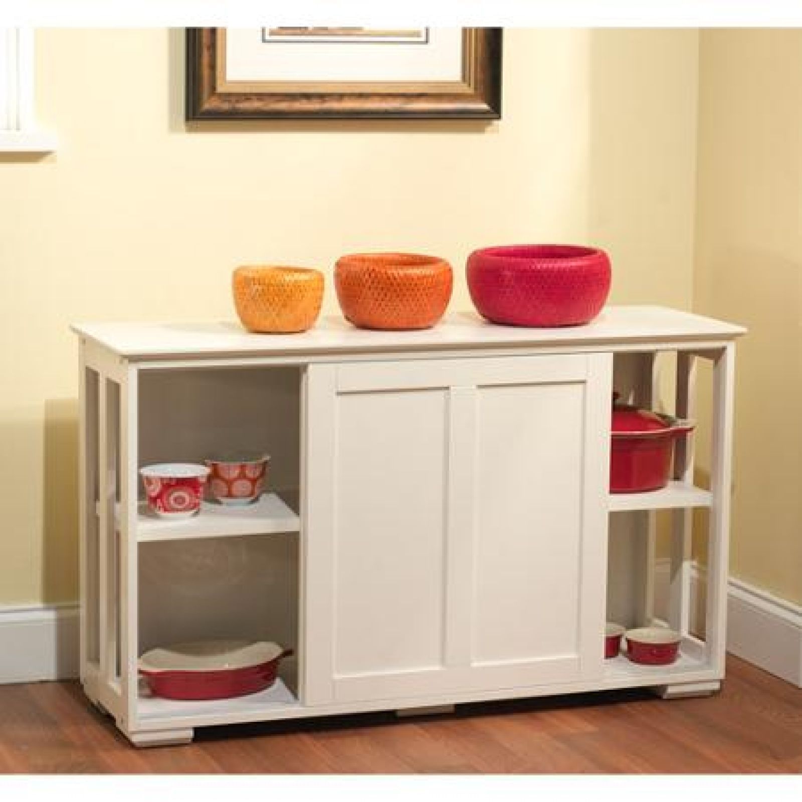 Minimalist Kitchen Cabinet Organizer Bins for Living room