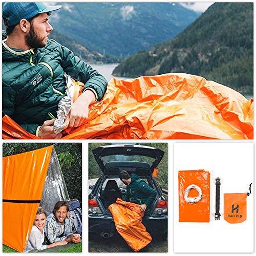 Halivio Emergency Tent for Emergency Shelter- Survival Tent Bivy ...