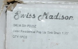 Swiss Madison SMPD23Z  Bronze Pop UP Sink Drain Residential image 2