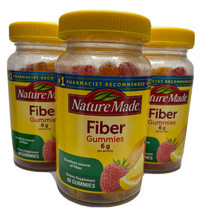 Nature Made Fiber Adult Gummies | 6g | Assorted Fruit Flavors | 90 Ct | 3 Pack - $46.74