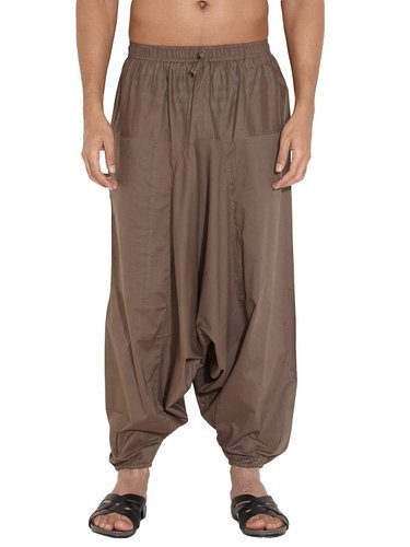 Men Harem Cotton Dhoti Pants/ Baggy Aladdin Genie/ Yoga Boho Gypsy - Pants