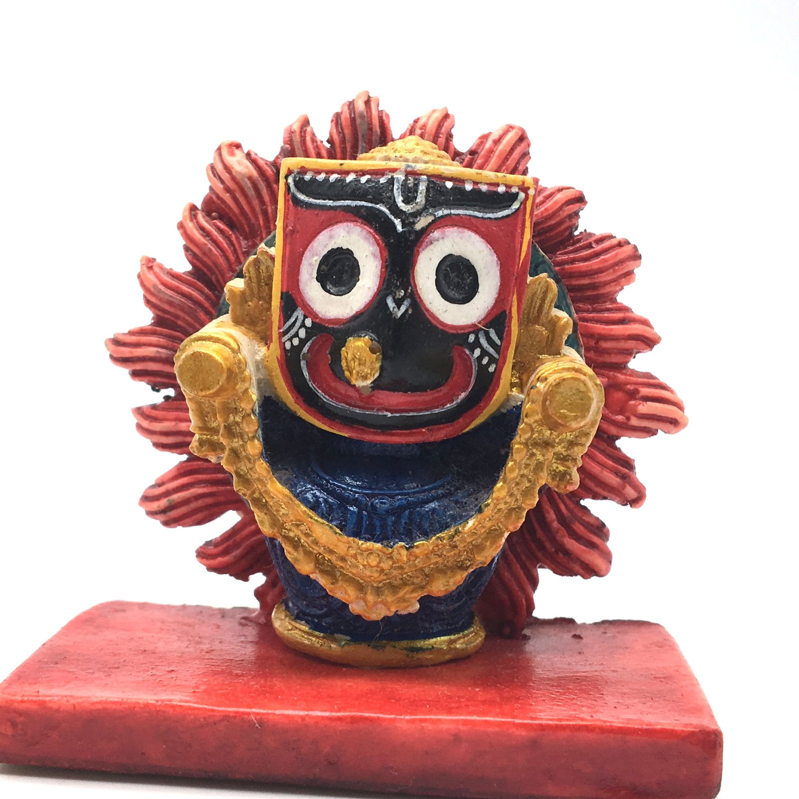 Handcrafted Colorful 3-Piece Lord Jagannath Idol Statues Murti - India ...