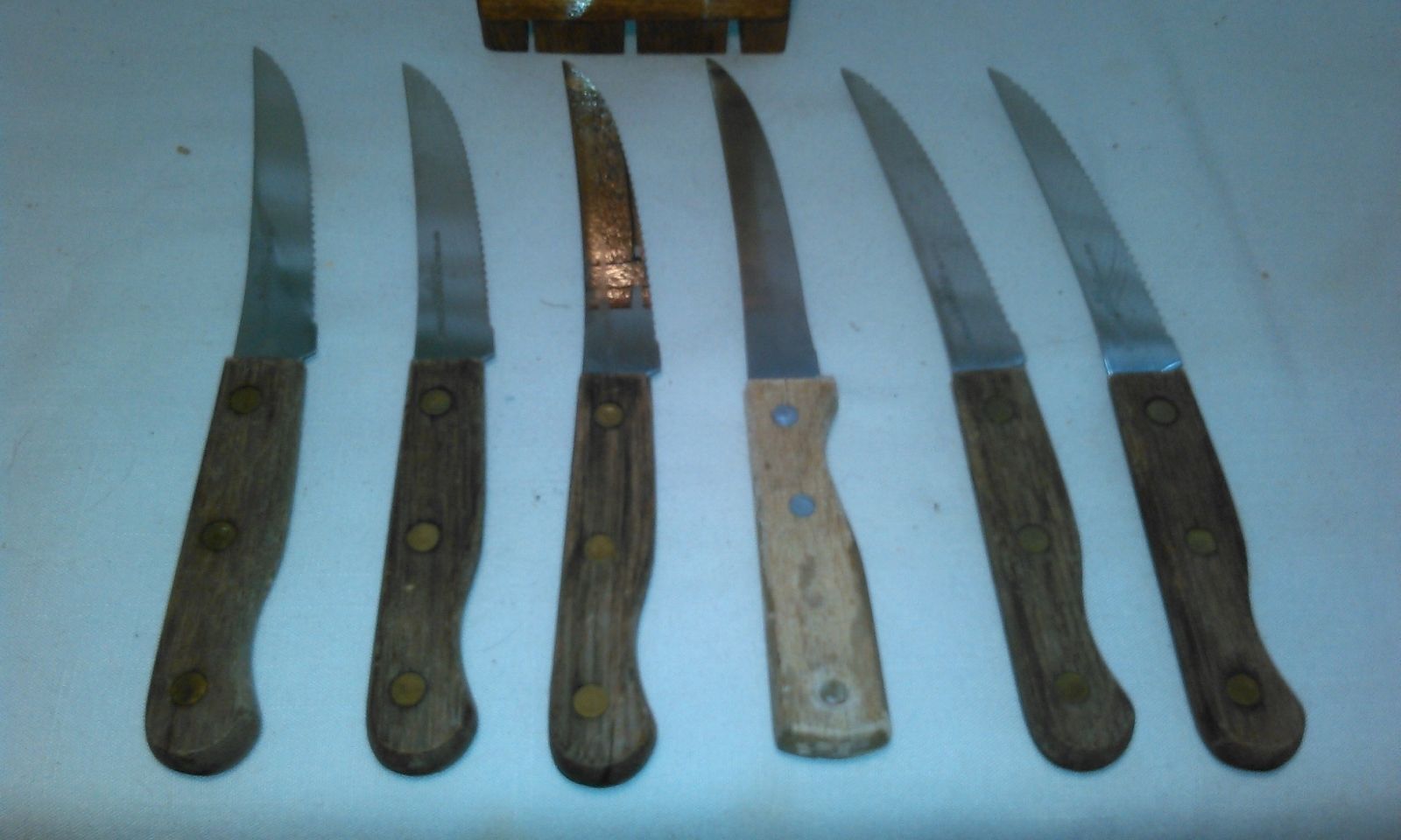 OLD HOMESTEAD SS LIFETIME CUTLERY 7PCS 5 1 KNIVES Kitchen Steak Knives     57 