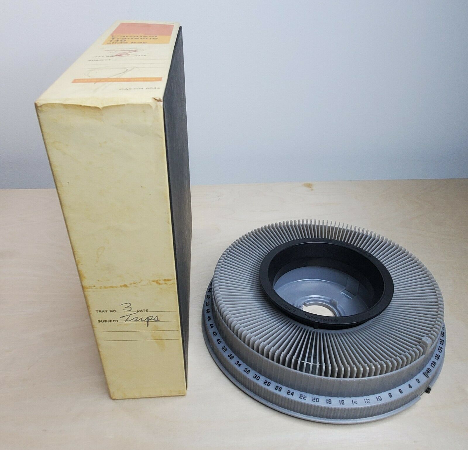 Eastman Kodak Carousel Transvue Ektographic 140 Slide Tray 1 Count