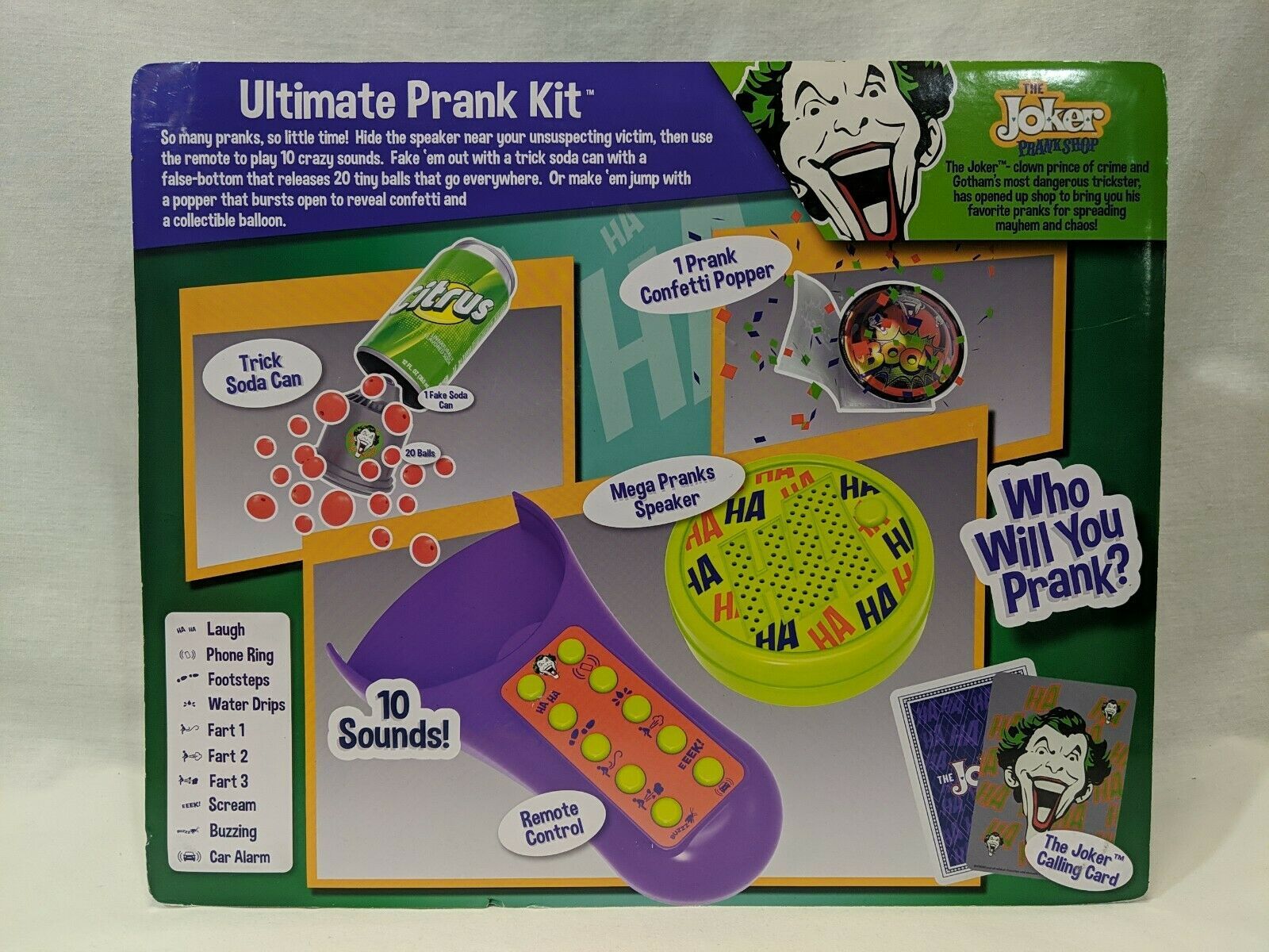 The Joker Prank Shop Bundle Ultimate Prank Kit 2 Trick Soda Cans