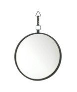 Accent Plus Round Black Mirror with Strap - $80.29
