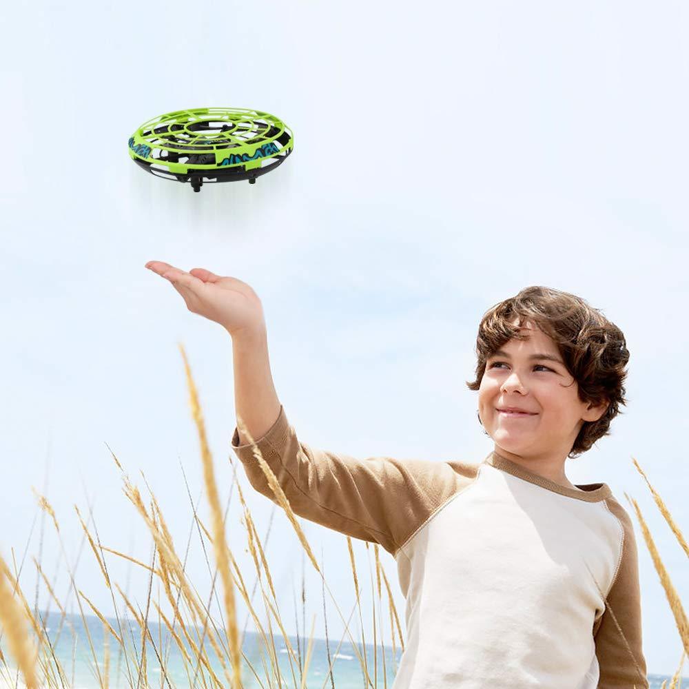 Baztoy Flying Ball RC UFO Drone Flying Saucer Toys Hand Controlled Mini