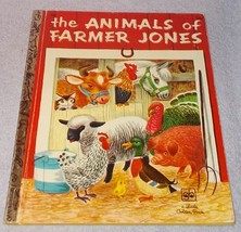 Vintage Little Golden Book The Animals of Farmer Jones #282 - Books