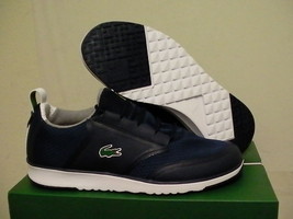 Lacoste Men's shoes L.IGHT LT12 spm txt/syn dark blue training size 10 new - $108.85