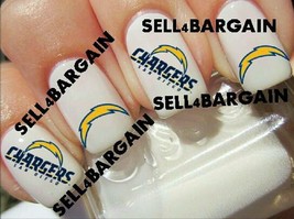 San Diego Chargers Nfl Football》Tattoo Nail Art Graphic Decals《Non Toxic - $15.99