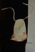 Doll clothes accessory apron for Barbie vintage Mattel fashion kitchen uniform - $7.99