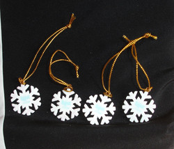 Miniature identical Bratz dolls snowflake ornamets from 2006 lot of four - $6.99