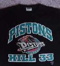 DETROIT PISTONS #33 HILL - T SHIRT (XL) - $12.95