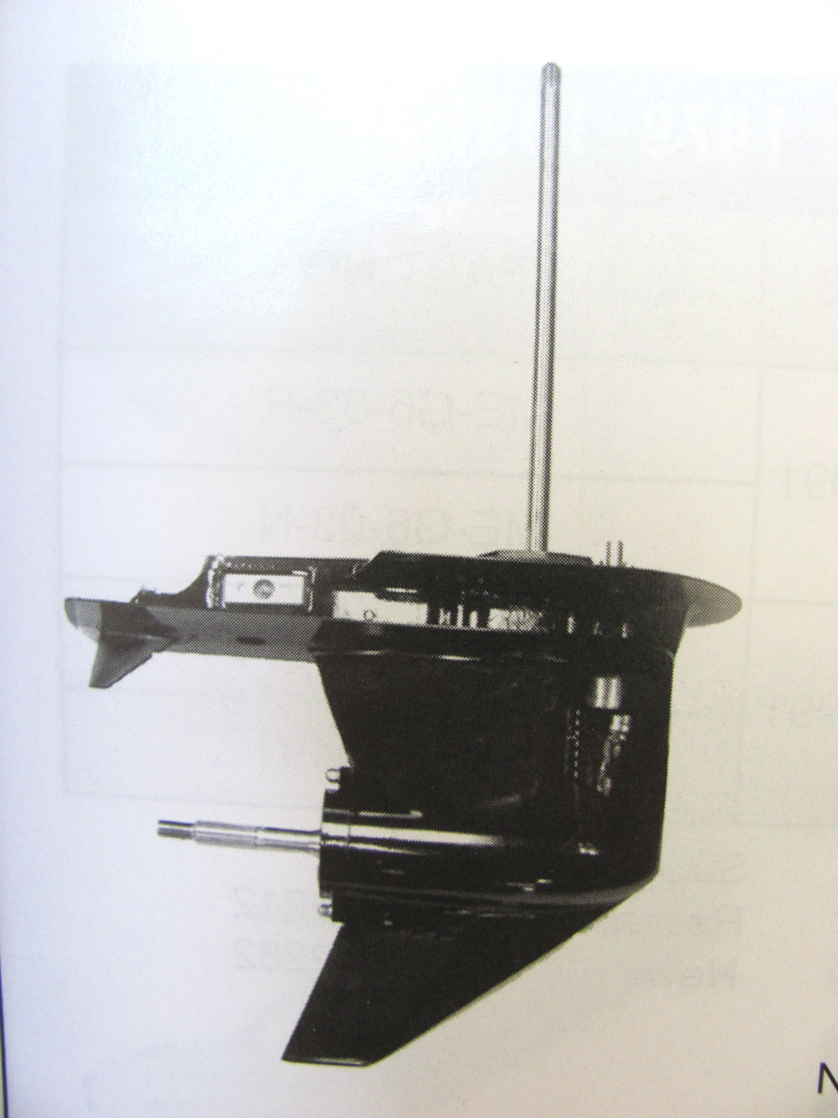 Mercury 60 Hp. 4 Stroke Lower Unit 20012007 Other