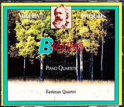 EASTMAN QUARTET 2 CD Brahms Piano Quartets - VoxBox CDX-5052 - $12.75