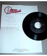 GRAND OLE OPRY STAR ERNIE ASHWORTH 45 RPM SIGNED LETTER - $125.00