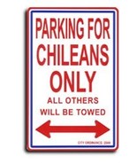 Chile Parking Sign - $11.94