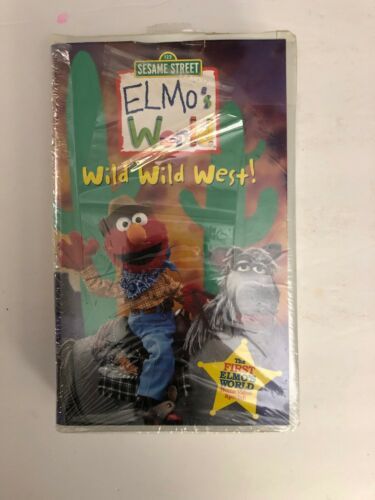 Elmo's World Wild Wild West 2001 Vhs Sesame Street ~ Elmo's World ~ Wild West! (VHS, 2001) Clamshell-TESTED