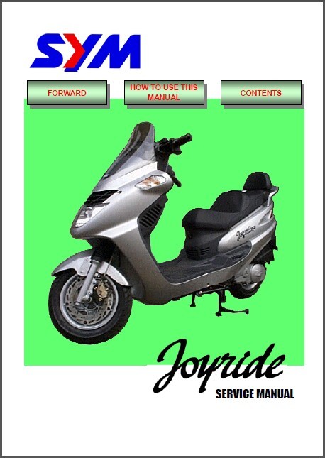 Sym joyride 125 evo service manual