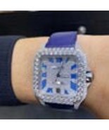 Men's wrist watch exclusive design vvs diamond moissanite watch iced out hiphop  - $3,799.00