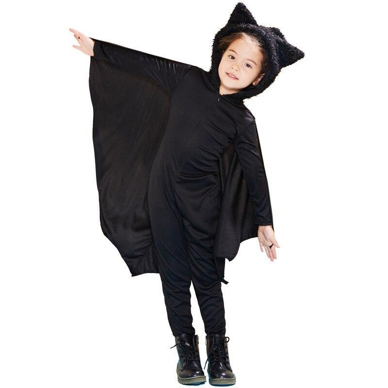 Cute Bat Costume Cosplay For Girl Halloween Batgirl Costume For Kids